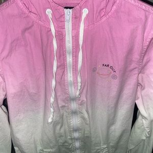 never worn ombré windbreaker